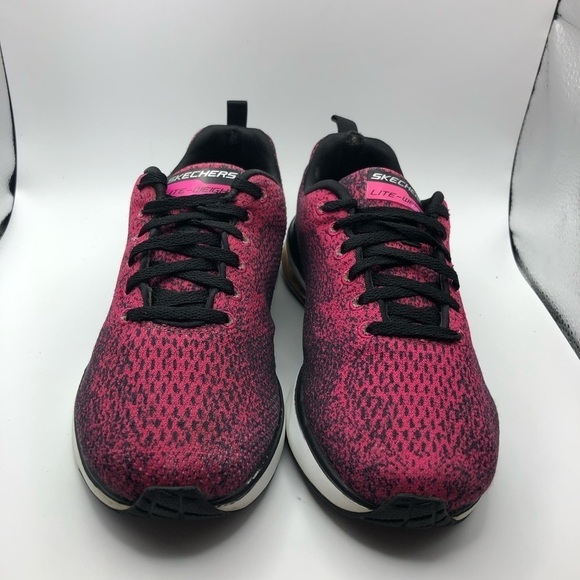 Skechers Lite Weight womens pink sneakers size 5.5 - Picture 4 of 11